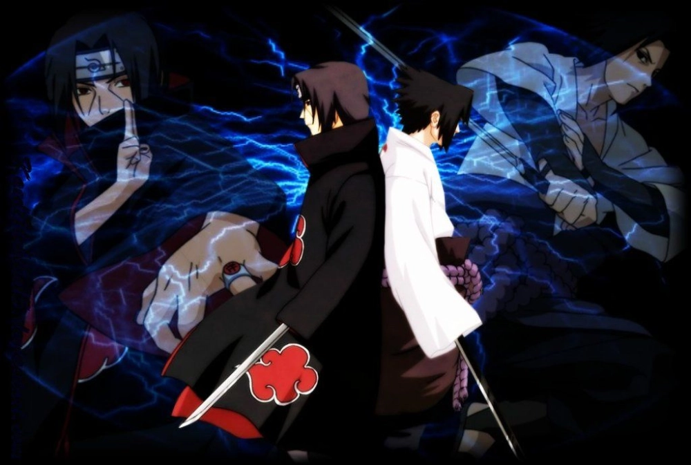 Naruto Itachi Sasuke ba ninja thiên tài của Konoha