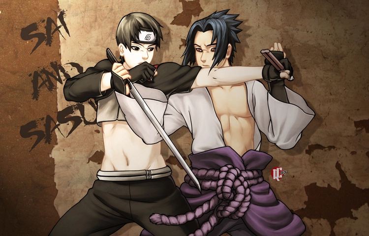 Sai X Sasuke hai ninja với phong cách chiến đấu hoàn toàn khác biệt