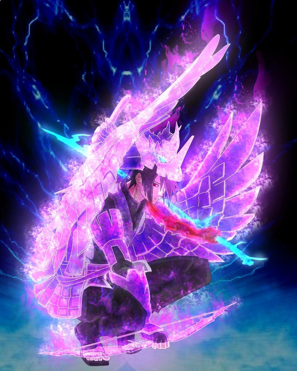 Sasuke Susanoo 4K hình ảnh chất lượng cao về Susanoo bá đạo của Sasuke