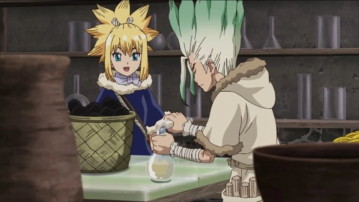 Senku and Kohaku bộ đôi đồng hành vượt qua mọi thử thách