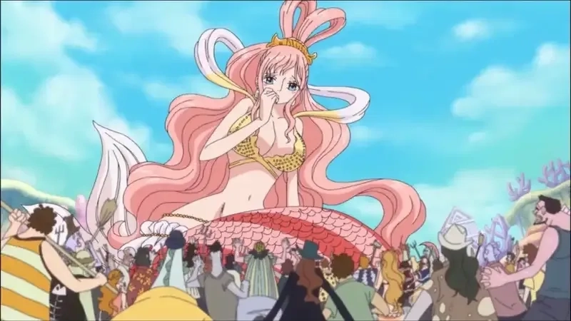 Cảnh luffy jumping on shirahoshi gây ấn tượng mạnh với người xem