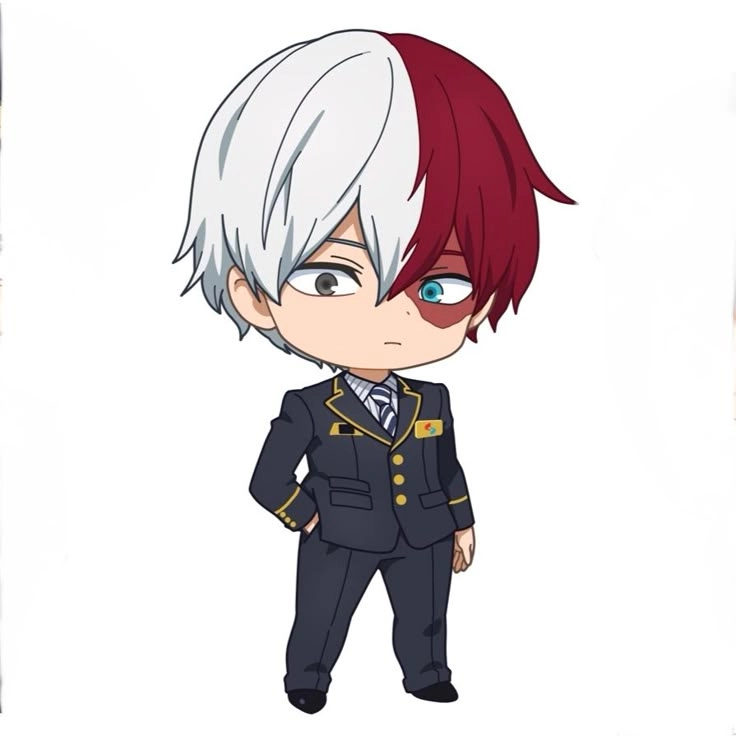 Shoto Todoroki chibi khi anh hùng băng lửa trở nên đáng yêu hơn bao giờ hết