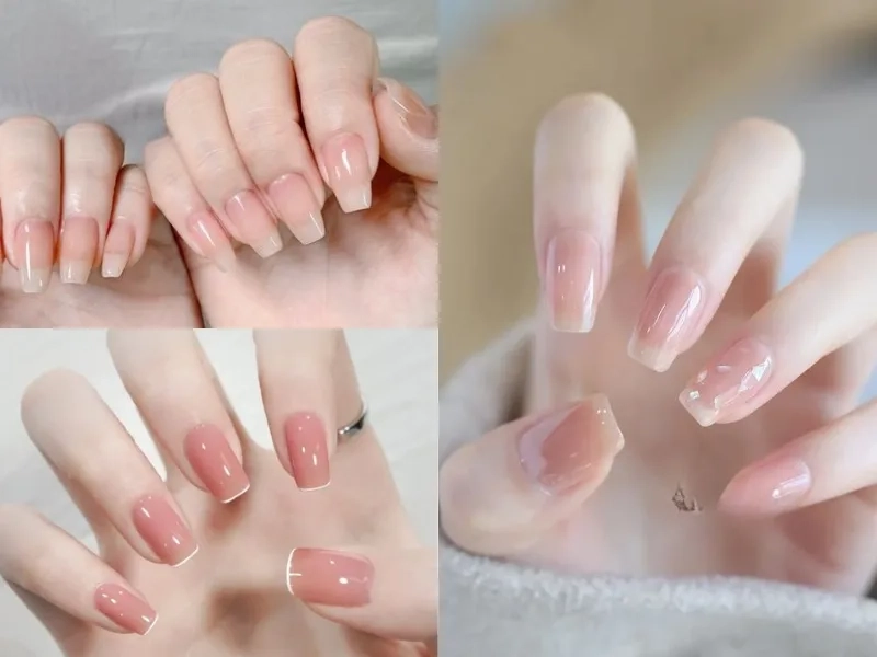 Nail màu hồng thạch giúp đôi tay thêm phần nữ tính và sang trọng