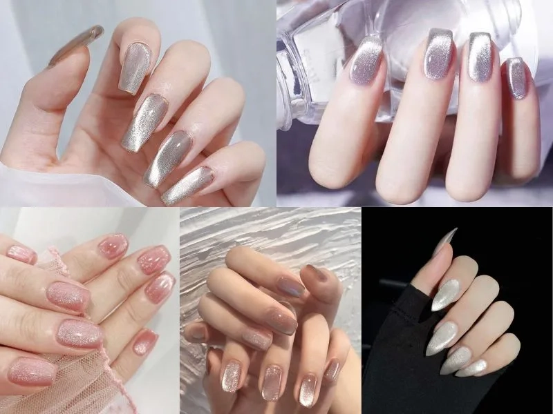 Hiệu ứng màu móng sơn mắt mèo mang đến vẻ đẹp đầy mê hoặc