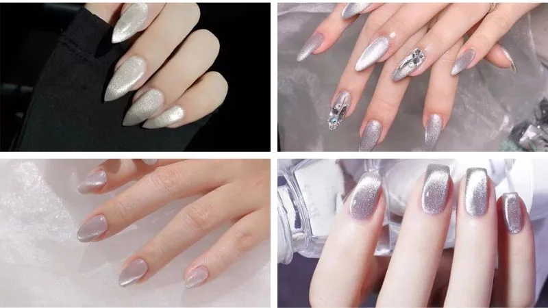 Sử dụng nam châm hơ mắt mèo để tạo hiệu ứng lấp lánh độc đáo