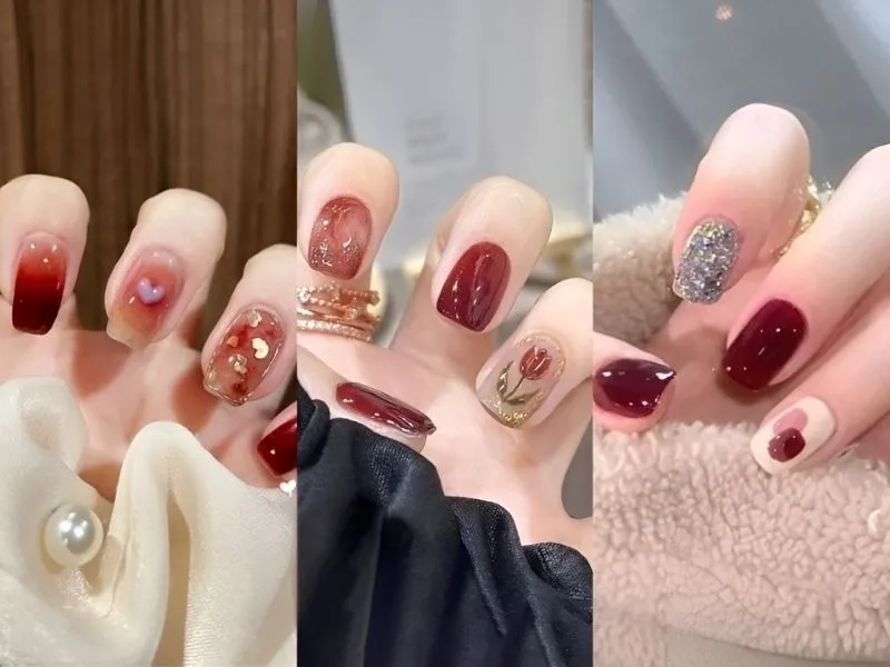 Móng tay đẹp màu đỏ là lựa chọn hoàn hảo cho mọi dịp quan trọng