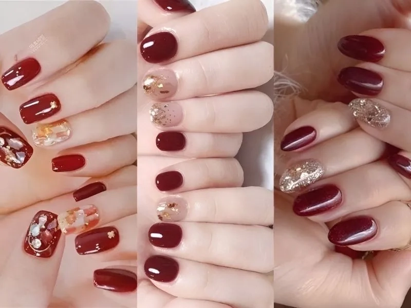 Sơn nail màu đỏ giúp nàng luôn quyến rũ và nổi bật