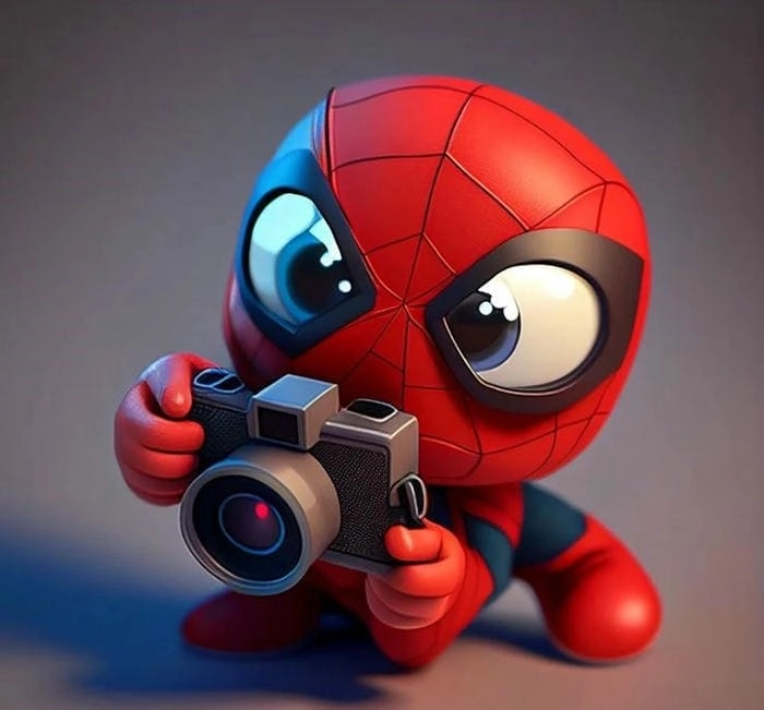 spider man chibi phiên bản siêu dễ thương