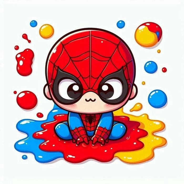 Cùng ngắm nhìn spider-man chibi cực kỳ đáng yêu