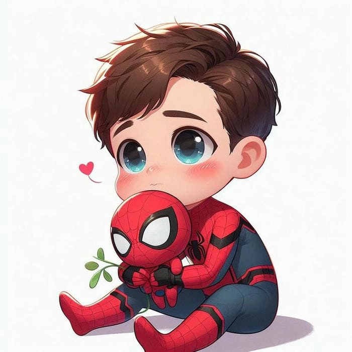 Chiêm ngưỡng spider man chibi cute độc đáo