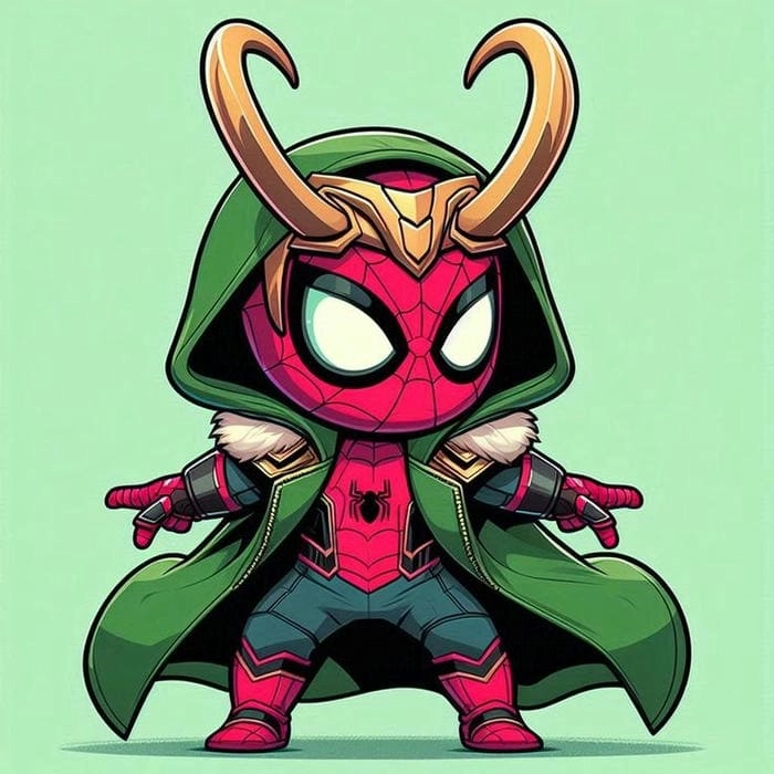 Tải ngay hình nền spider man chibi cực xịn