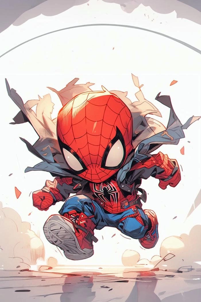 Tổng hợp hình spider man chibi nổi bật