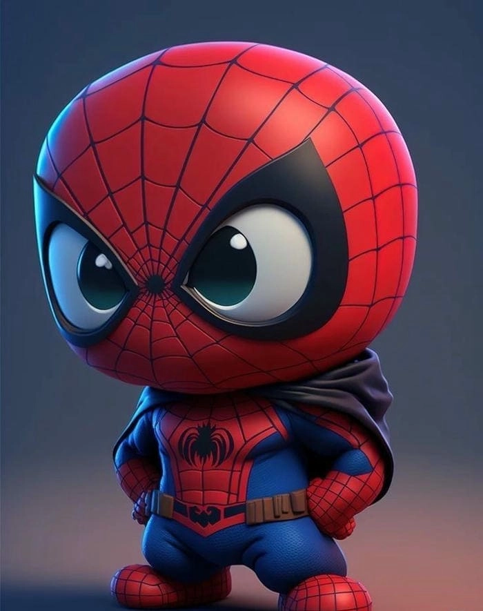 Khoảnh khắc chibi spiderman and spider gwen đáng yêu