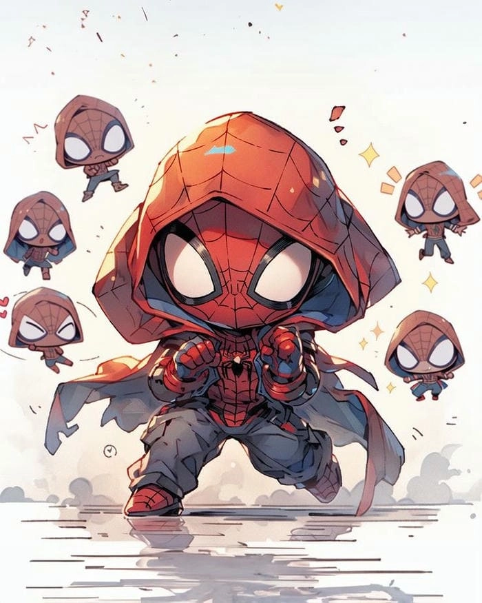 Tổng hợp hình ảnh spider man chibi đẹp nhất