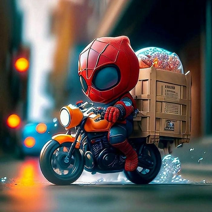 Tải anh spider man chibi rõ nét miễn phí