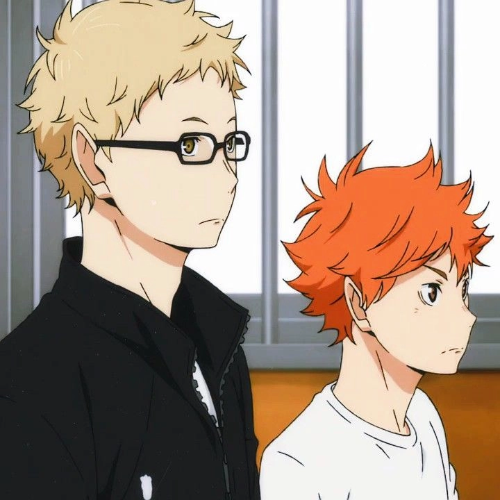 Hinata Shoyo x Tsukishima hai phong cách chơi bóng trái ngược nhưng đều hướng đến chiến thắng