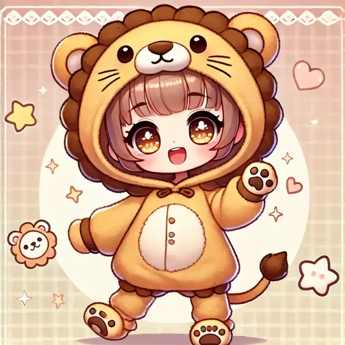 Khám phá thế giới sư tử chibi dễ thương không thể rời mắt