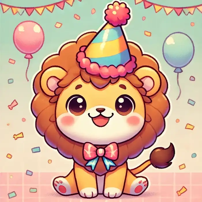 Bộ ảnh chibi vẽ sư tử cute cho fan mê vẽ và sáng tạo