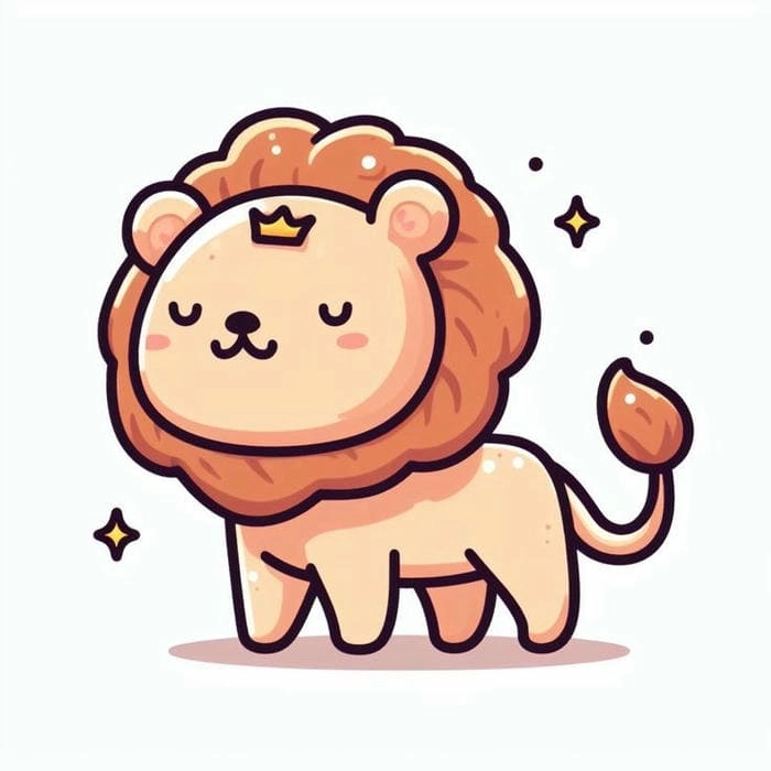 Chiêm ngưỡng con sư tử chibi nhỏ nhắn và ngộ nghĩnh