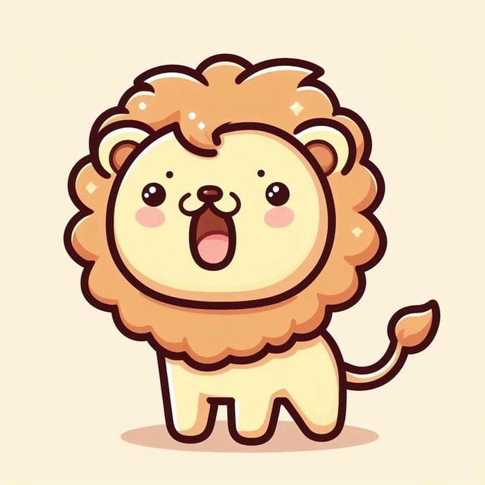 Bộ sưu tập hình sư tử chibi dễ thương cho bạn tải về