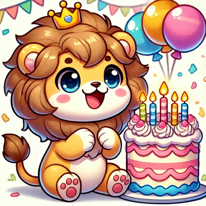 Thử ngay cách vẽ cung sư tử nữ chibi mềm mại và xinh xắn