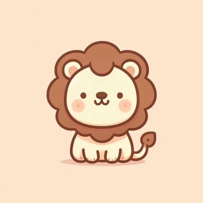 Chia sẻ cách vẽ con sư tử chibi chỉ trong vài bước dễ