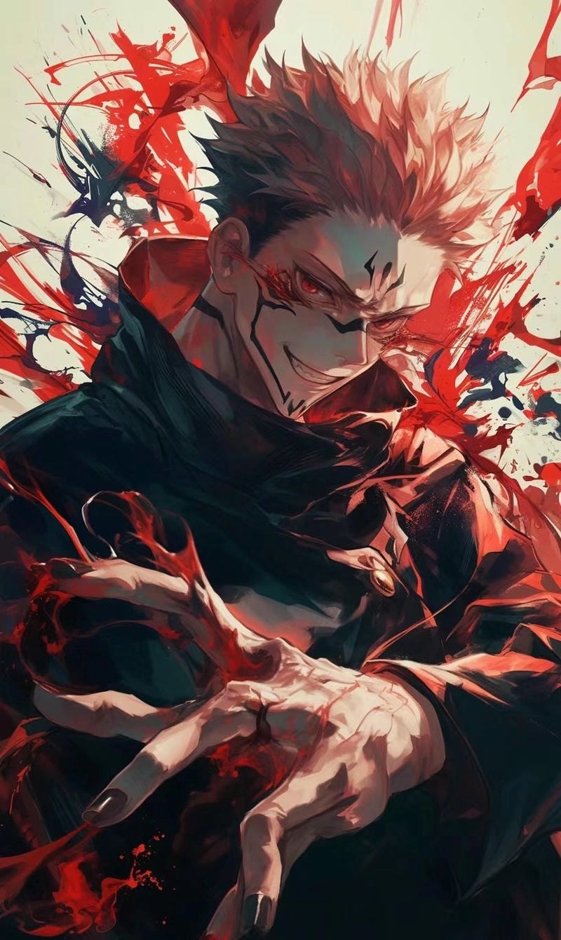 Sukuna manga color phiên bản màu sắc siêu đẹp