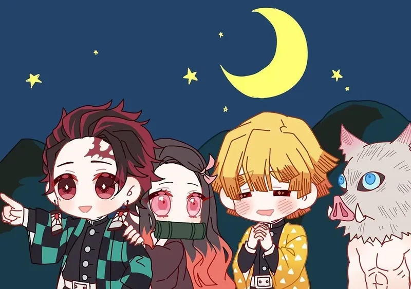 Fan không thể bỏ qua kamado tanjiro chibi cute