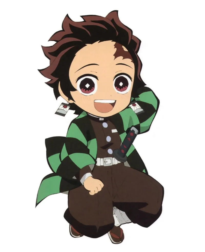 Thế giới chibi qua tanjiro kamado chibi dễ thương