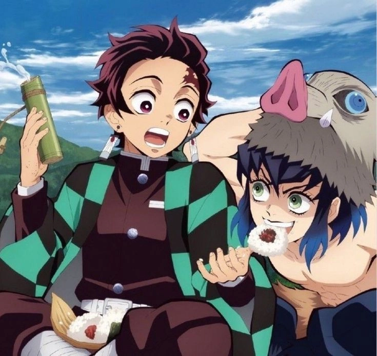 Inosuke x Tanjiro tình bạn từ đối thủ đến đồng đội