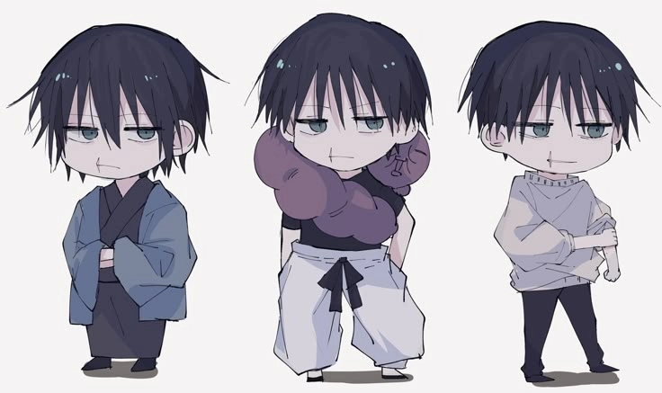 Toji chibi cute hình ảnh đáng yêu hiếm thấy của Toji Fushiguro