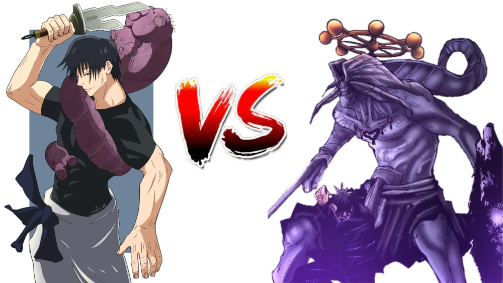 Mahoraga vs Toji trận chiến giữa quái thú tối thượng và sát thủ huyền thoại