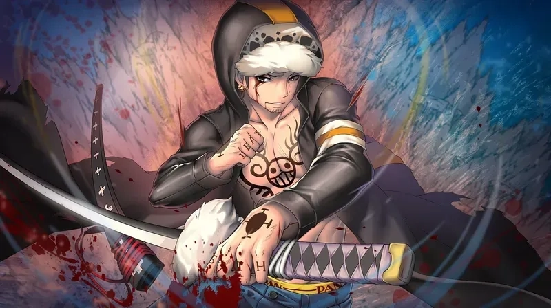 Thần thái đỉnh cao của trafalgar.d.water law