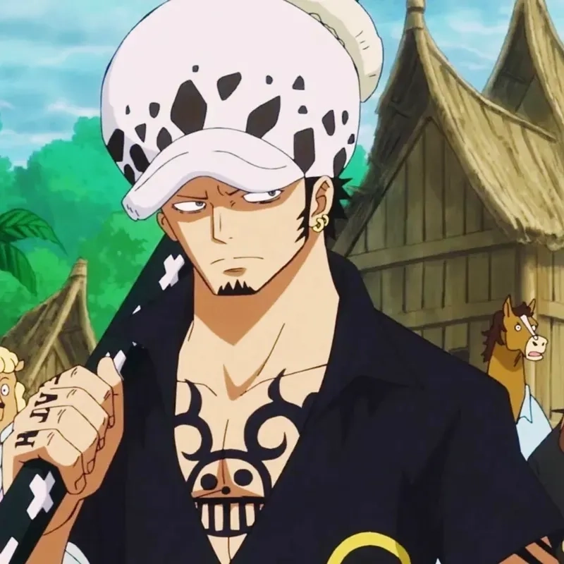 Tạo hình ấn tượng của trafalgar d. water law tattoo