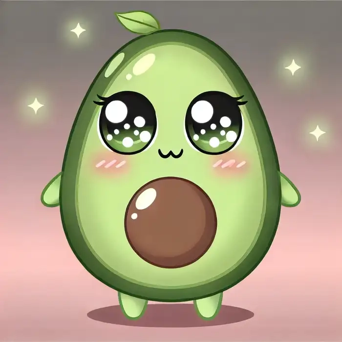 Ngắm nhìn thế giới trái cây chibi đáng yêu hết nấc