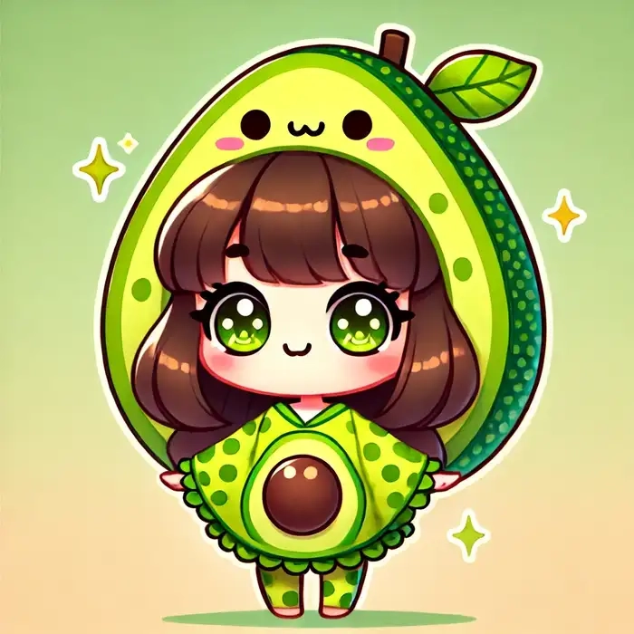 Cập nhật ngay chibi quả bơ cực kỳ đáng yêu