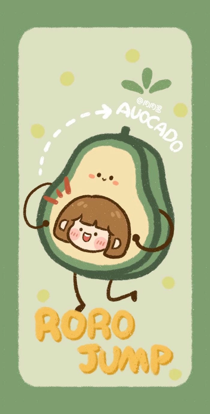 Thử ngay cách vẽ quả bơ chibi cực dễ ai cũng làm được