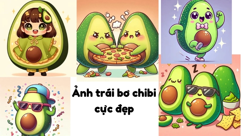 Thế nào là ảnh trái bơ chibi?