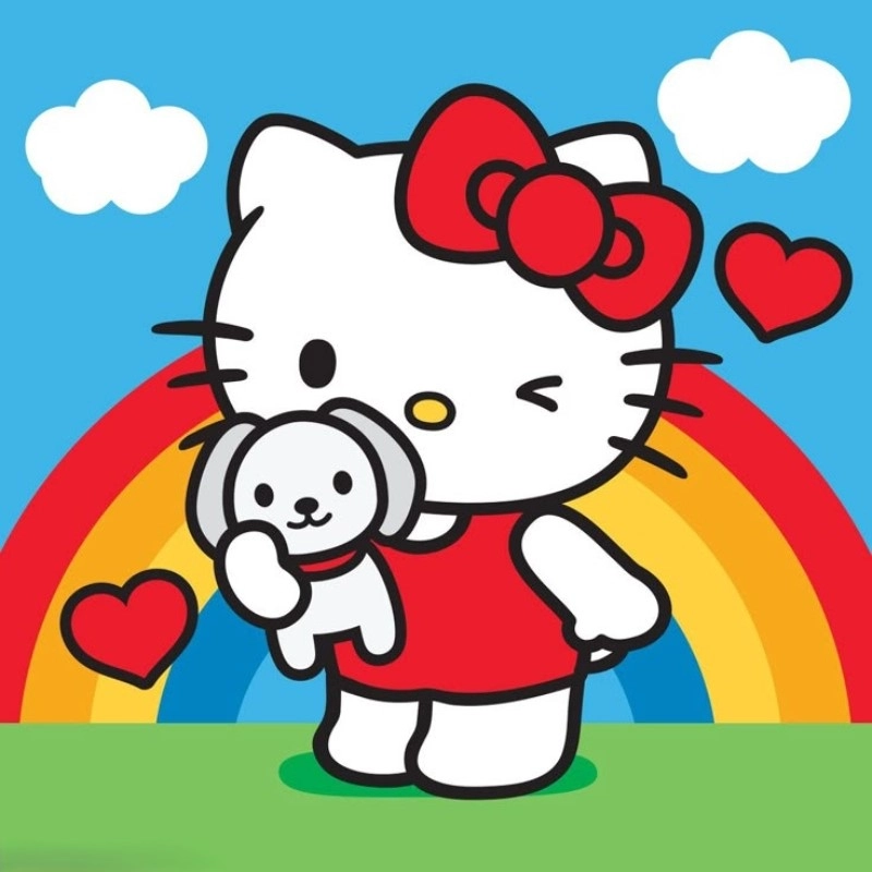Bộ sưu tập tranh tô màu hello kitty dành cho bé