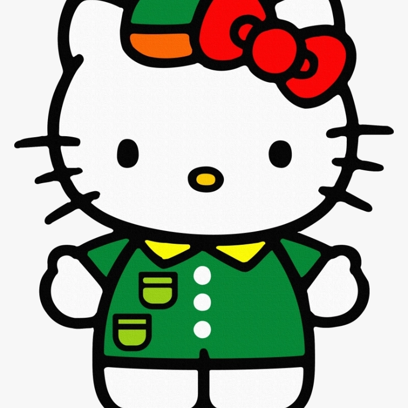 Khơi nguồn sáng tạo với tranh vẽ mèo kitty đơn giản