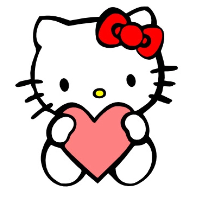 Bé gái mê tranh tô màu công chúa hello kitty không