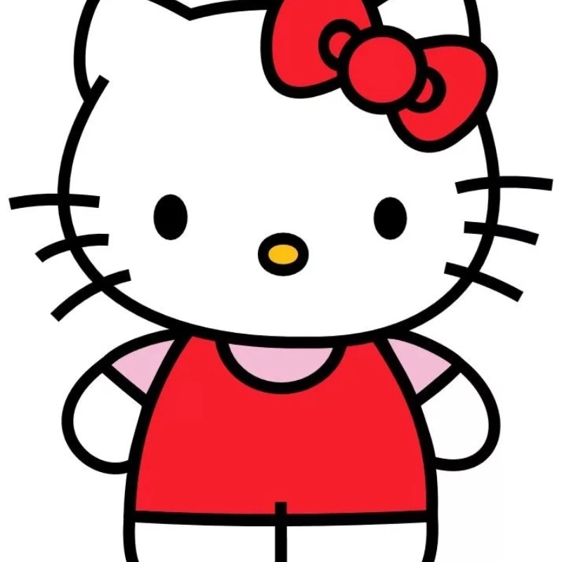 Hướng dẫn từng bước vẽ tranh mèo hello kitty cho bé