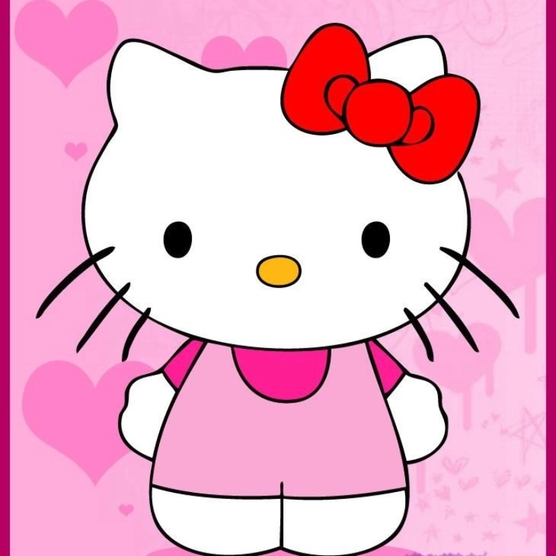 Giúp bé sáng tạo với tranh tô màu kitty sinh động