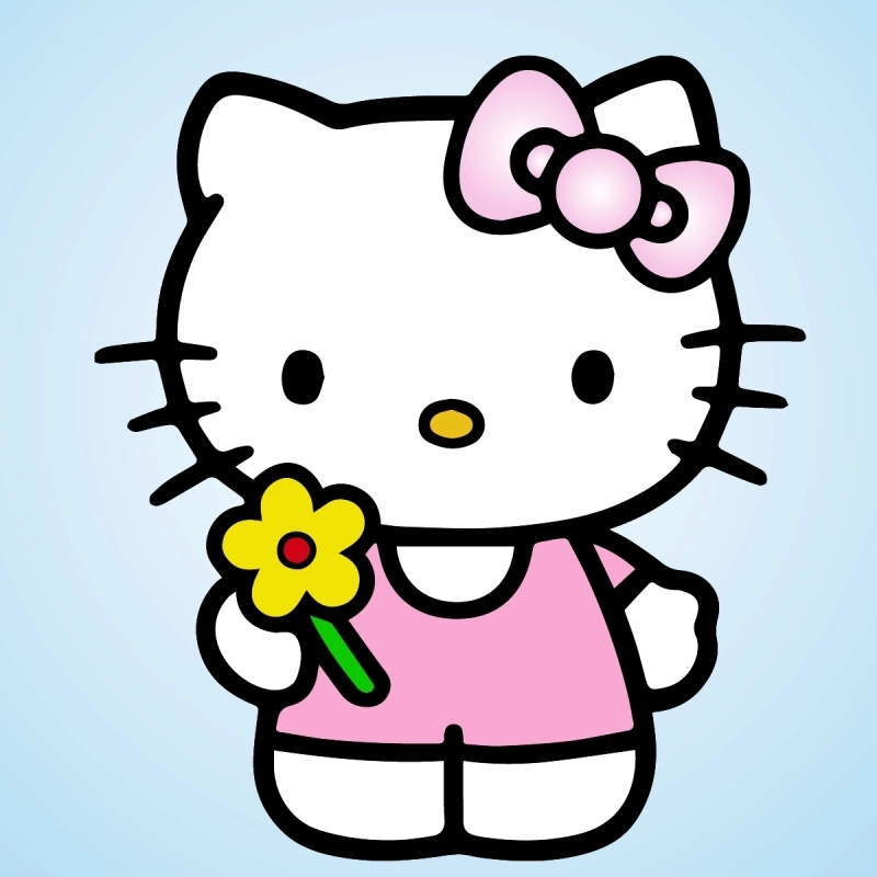 Học cách tranh vẽ hello kitty siêu đơn giản