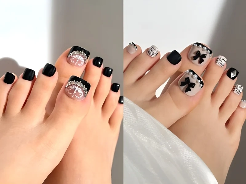 Vẽ móng chân xinh phù hợp với nàng yêu thích phong cách nhẹ nhàng