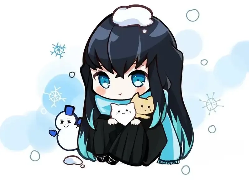 Vẽ Muichirou chibi đáng yêu