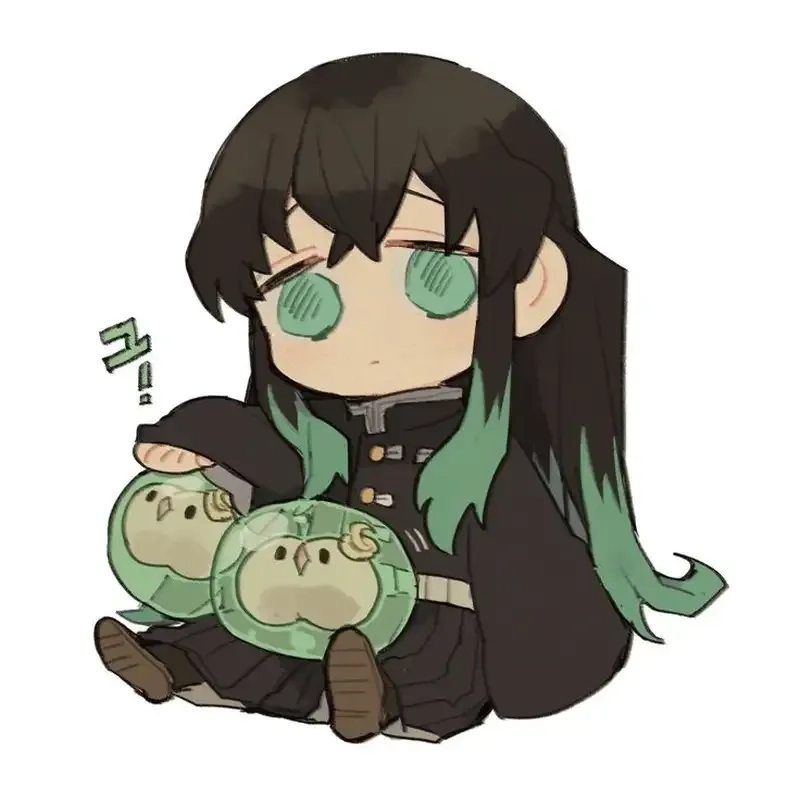 Chibi Muichiro phong cách anime