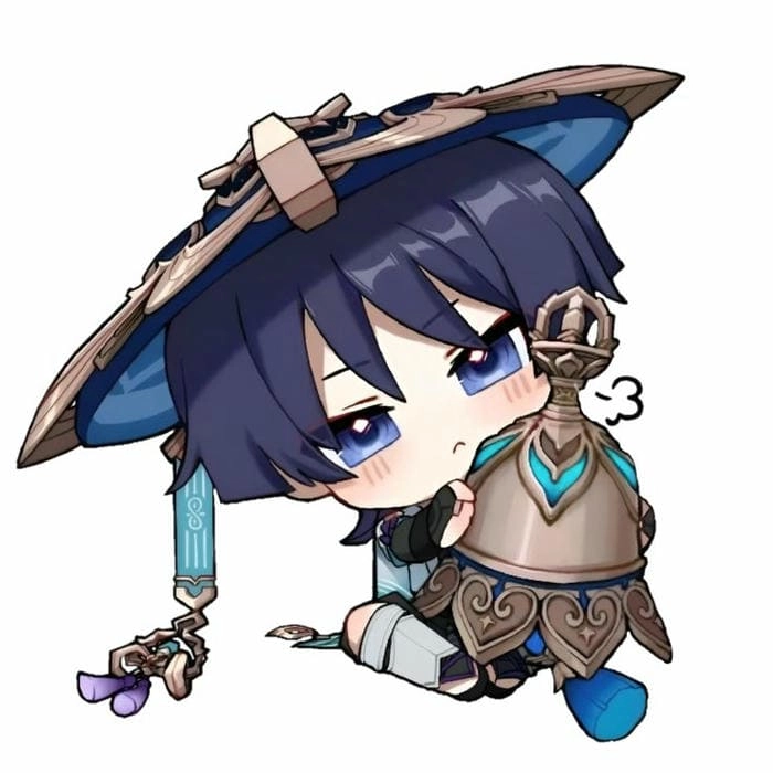 Ngắm wanderer chibi dễ thương trong từng nét vẽ