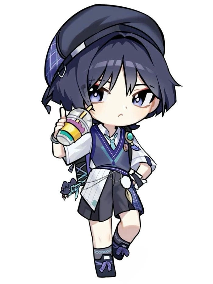 Bộ sưu tập genshin impact wanderer chibi siêu dễ thương