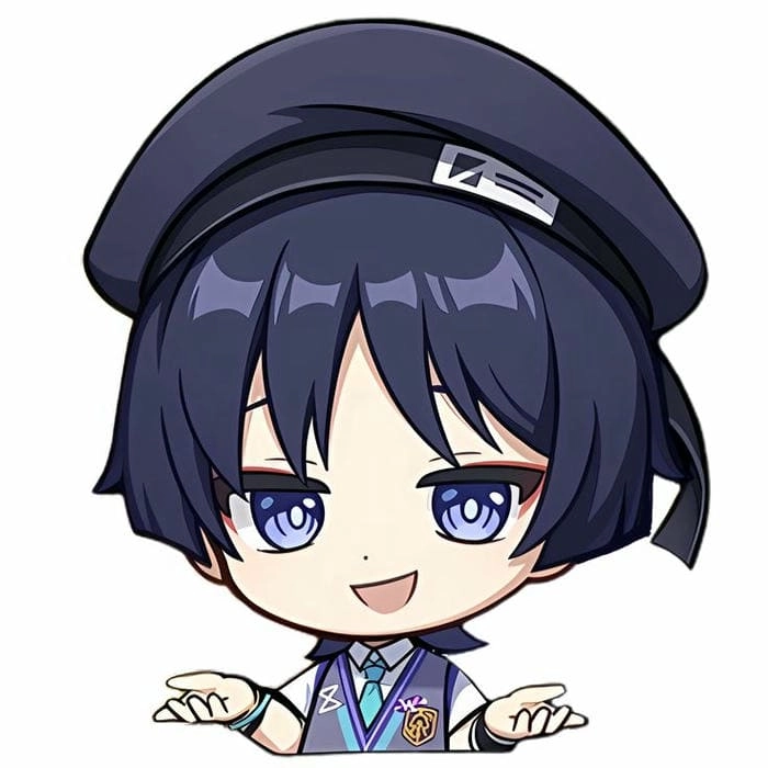 Bộ wanderer chibi stickers làm nổi bật cuộc trò chuyện